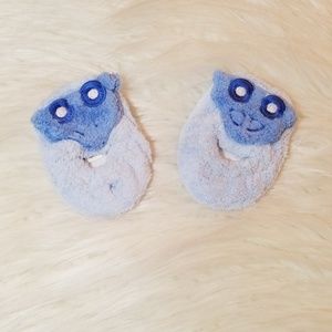 NWOT, BT Kids,(Newborn--6mos) Blue, Animal Booties